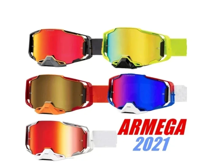 2023 ARMEGA Motocross Dirt Bike gogle ochrona UV wiatroszczelna jazda na rowerze narciarstwo gogle snowboardowe okulary sportowe ochronne Z