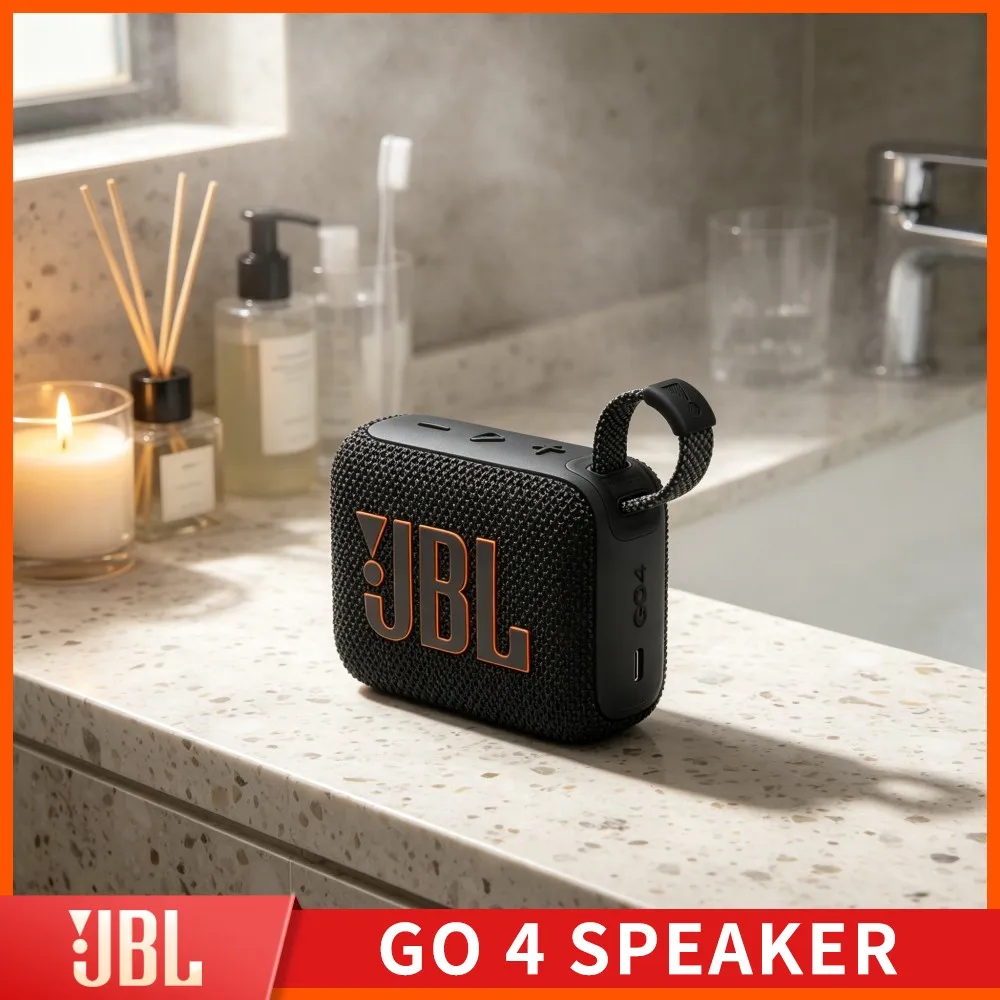 Grove Jetty Vibrant Tone JBL GO4 Wireless Speaker RGB Handsfree IP67 Waterproof Backyard Bluff Bass For Phone Desktop Pad
