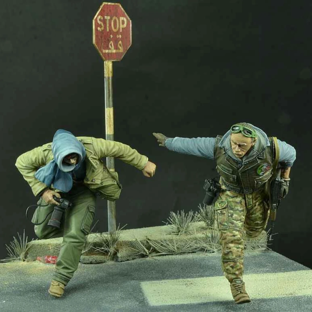 1/35 resin model kit - Modern war correspondent 