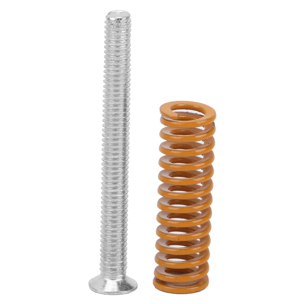 4pcs Upgraded Durable Leveling Kit Nuts Precision Stable Hand Twist Nuts Hot Bed Spring 3D Printer Bed