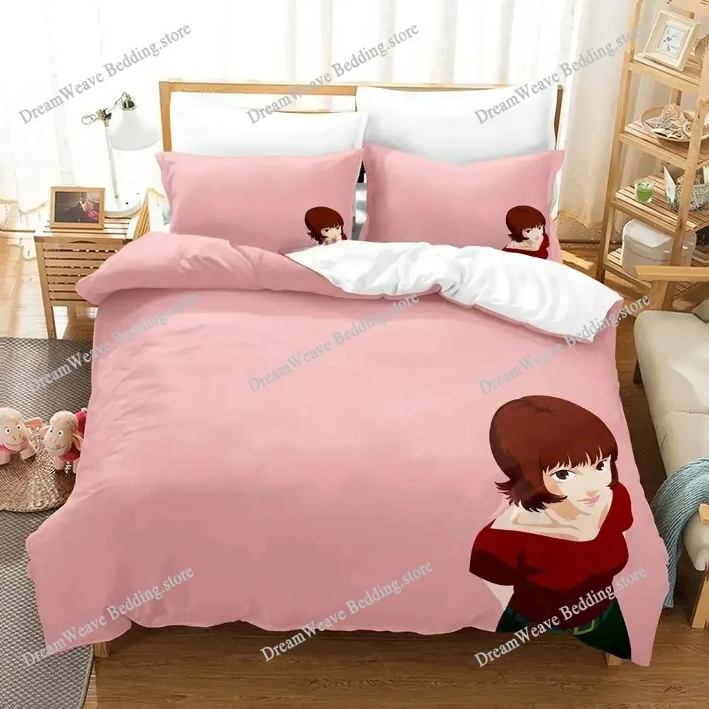 New Paprika Movie Bedding Set Single Twin Full Queen King Size Bed Set Adult Kid Bedroom Duvet Cover Sets 3D Anime Bed Sheet Set