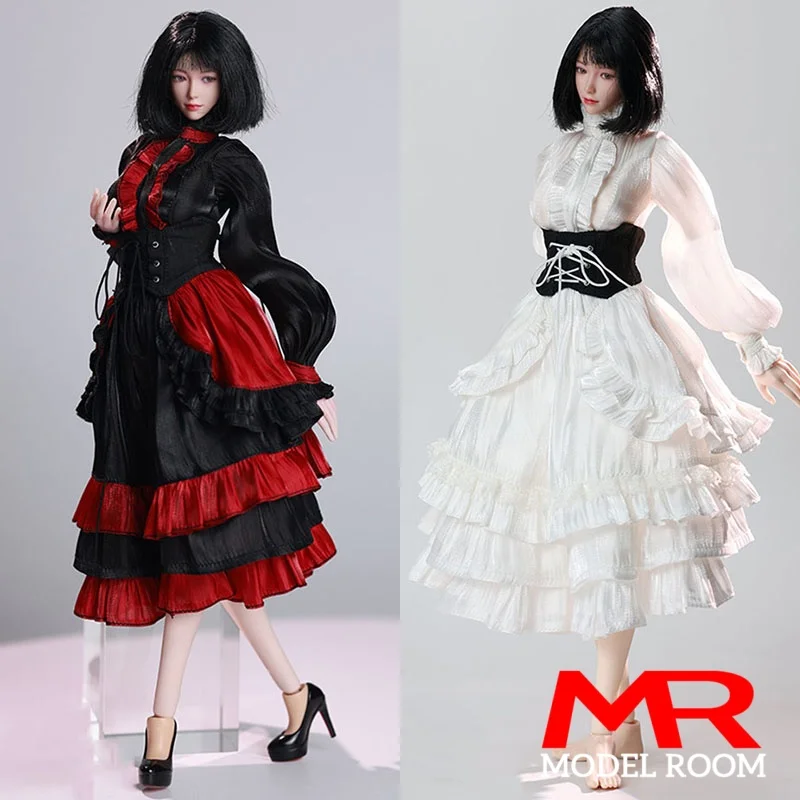 

ACG-50 масштаб 1/6, женское длинное платье в готическом стиле, вечерняя одежда, модель подходит для 12 дюймов JOQ-21D, фигурка солдата, тело куклы