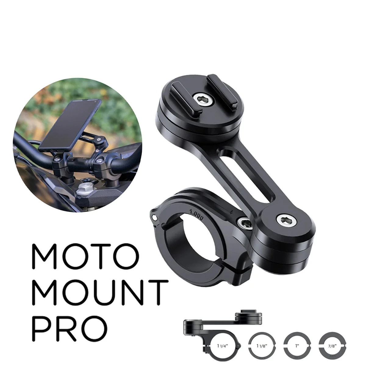 Staffa universale per telefoni cellulari per moto Supporto per navigazione da viaggio per moto Clip di fissaggio Anti shock