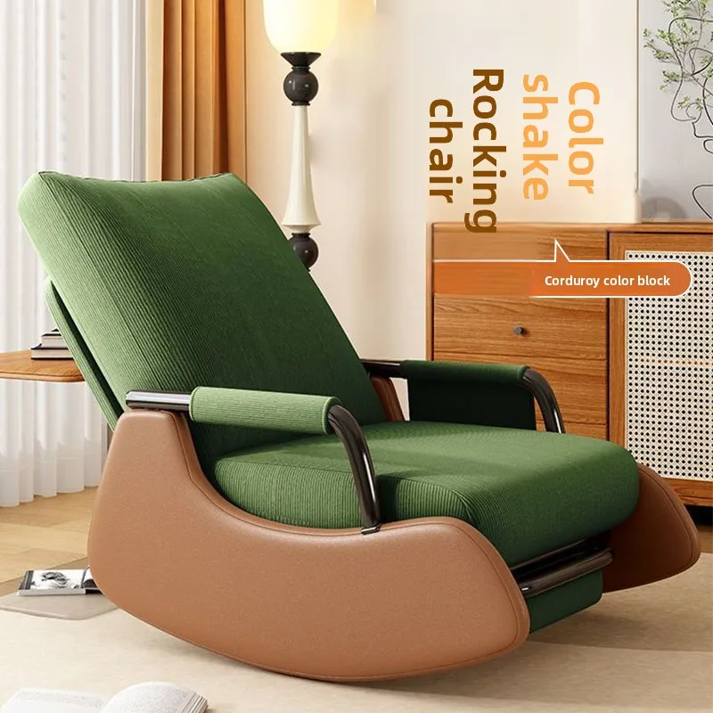 Rocking Chair, Recliner, Comfortable Balcony Chair, Lazy Chair, Single Sofa, Living Room Chair for Long Periods of Sitting