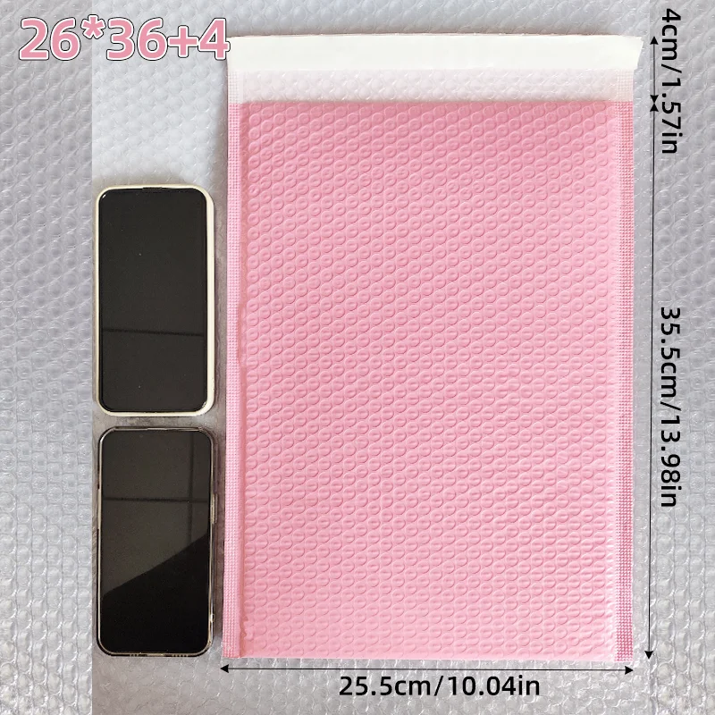 20 шт. 26x36 см Jumbo розовые самозапечатывающиеся почтовые конверты с пузырьками большие розовые мягкие конверты для плюшевых свадебных сувениров большая подарочная упаковка