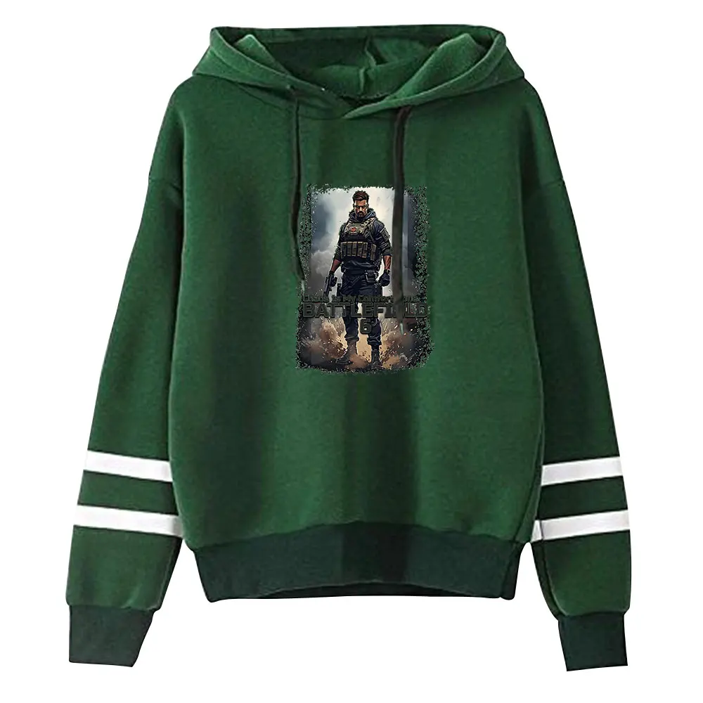 Battlefield 6 Merch Vintage 90s كنزة قطيفة موضة هوديي البلوز الرياضة البلوز الشارع الشهير البلوز #5