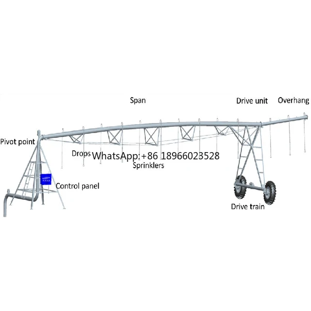 Big Rain Gun Pivote Axial Spraying Sprinkler Center Pivot Irrigation System