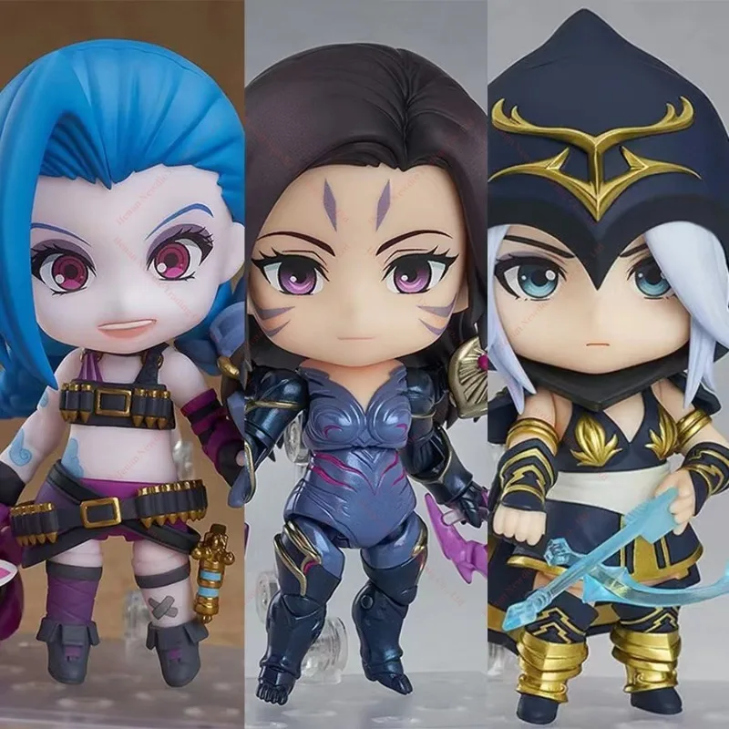 In Stock [72 Hours Shipping]GSC League of Legends Action Figure Ezreal Jinx Kaisa Clay Toy Collectible Gift