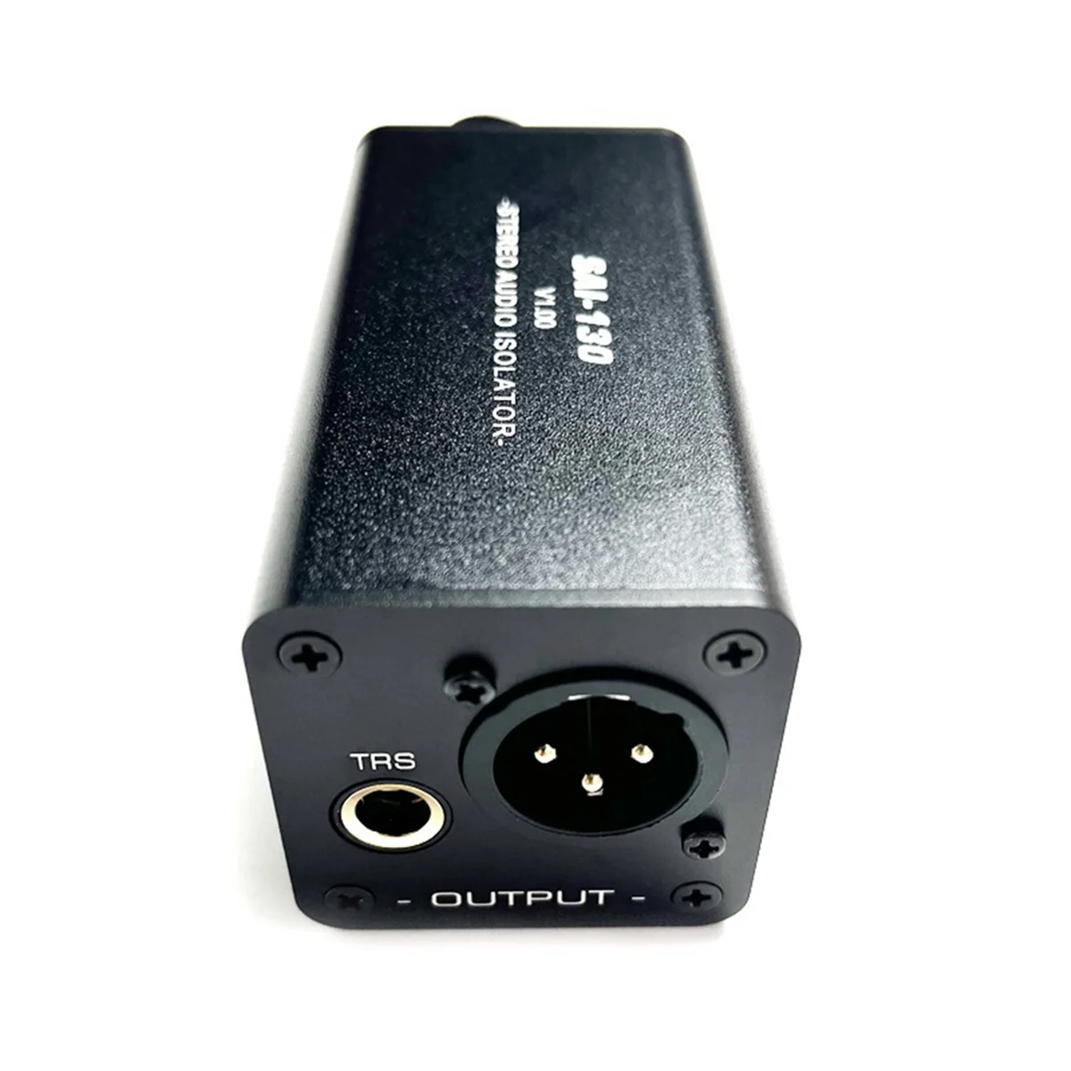 New Audio Isolator Noise Reduction,Eliminates Current Noise,DI Grounding Box,6.5 XLR Mixer Audio Isolator, MAI-130 Mono