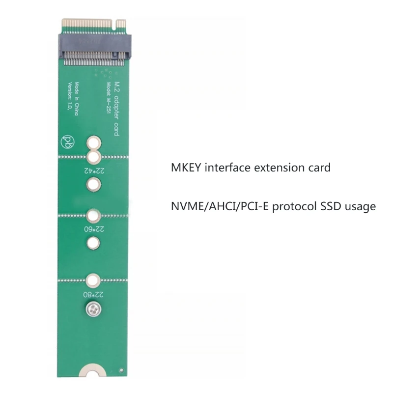 Metal M.2 SSD Converter Card M.2 /NVME SSD Adapter Protect and Extend Usage for Computer Enthusiasts Professionals