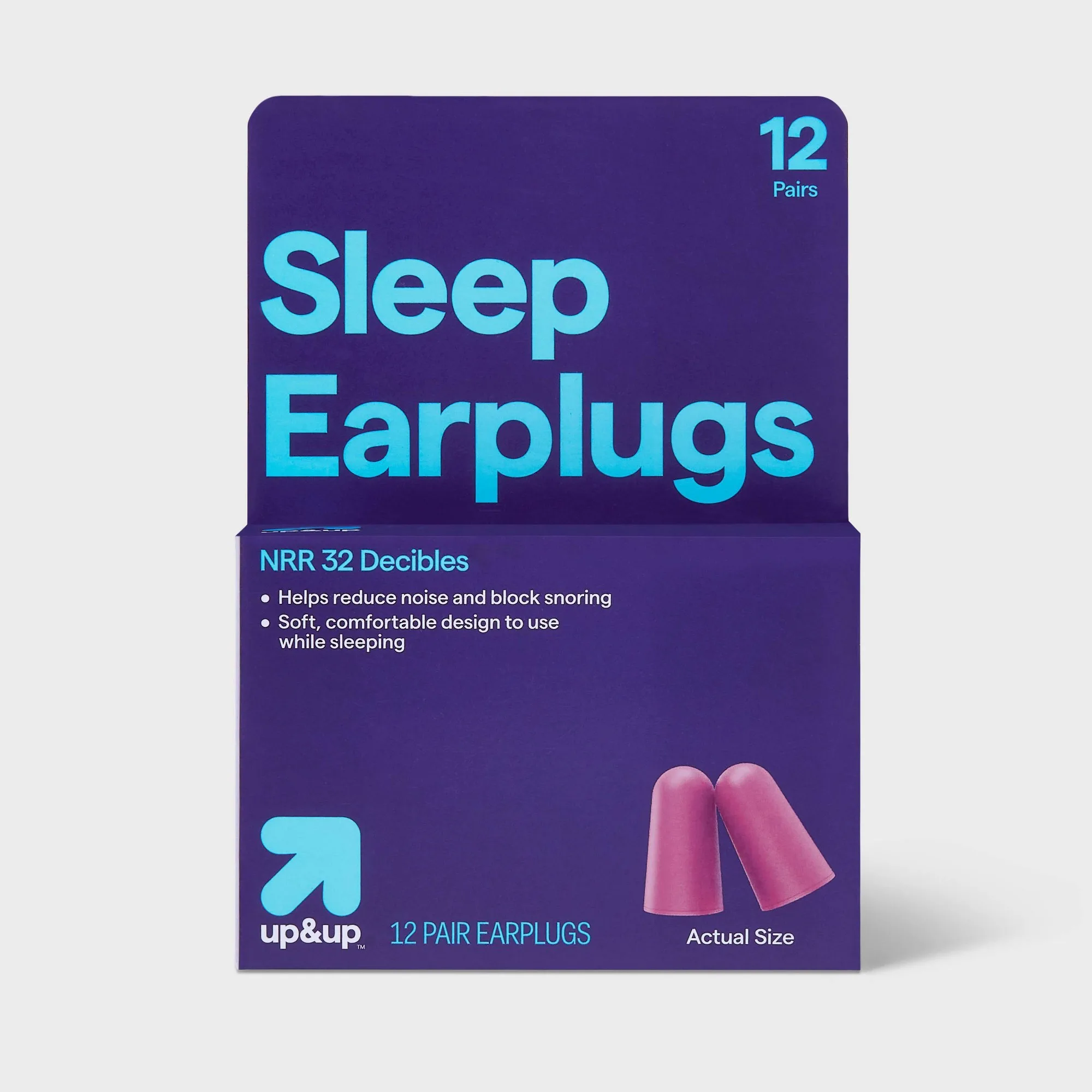 12pcs Soft Foam Sleeping Earplugs Noise Reducing Comfortable Ear Plugs For Travel Study Work Rest And Snoring