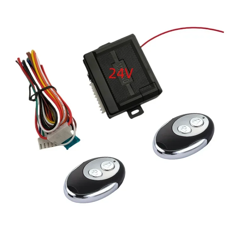 24V Car Central Control Lock Keyless Entry Bus Remote Control Switch Lock Folding Key