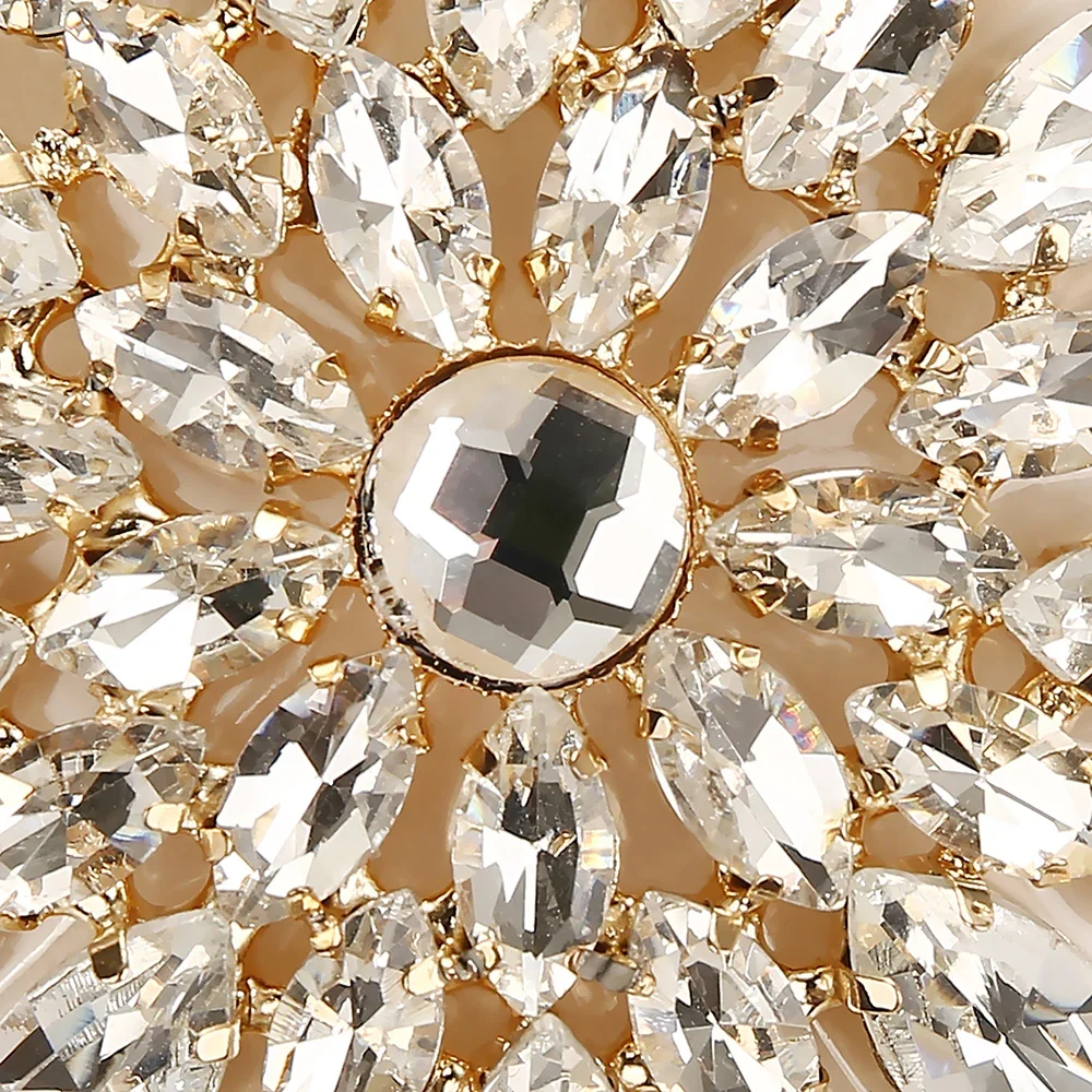 Fashion Rhinestone Nipple Cover Reusable Sexy Women 1 pair Nipple Pasties Breast Pad Silicone Self Adhesive Nipple Accessories