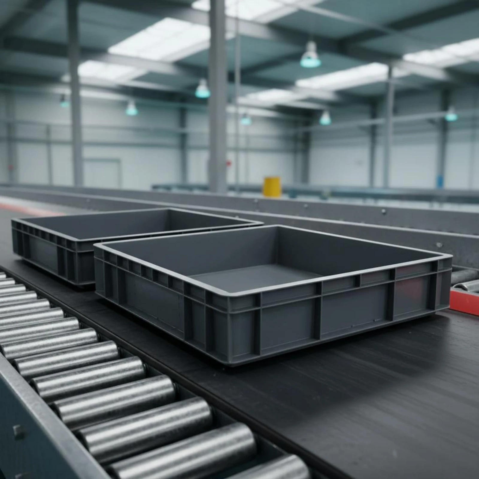 EU Shipping Crate Wear-Resistant Car Parts Storage Crate for Warehouse, Workshop view 4