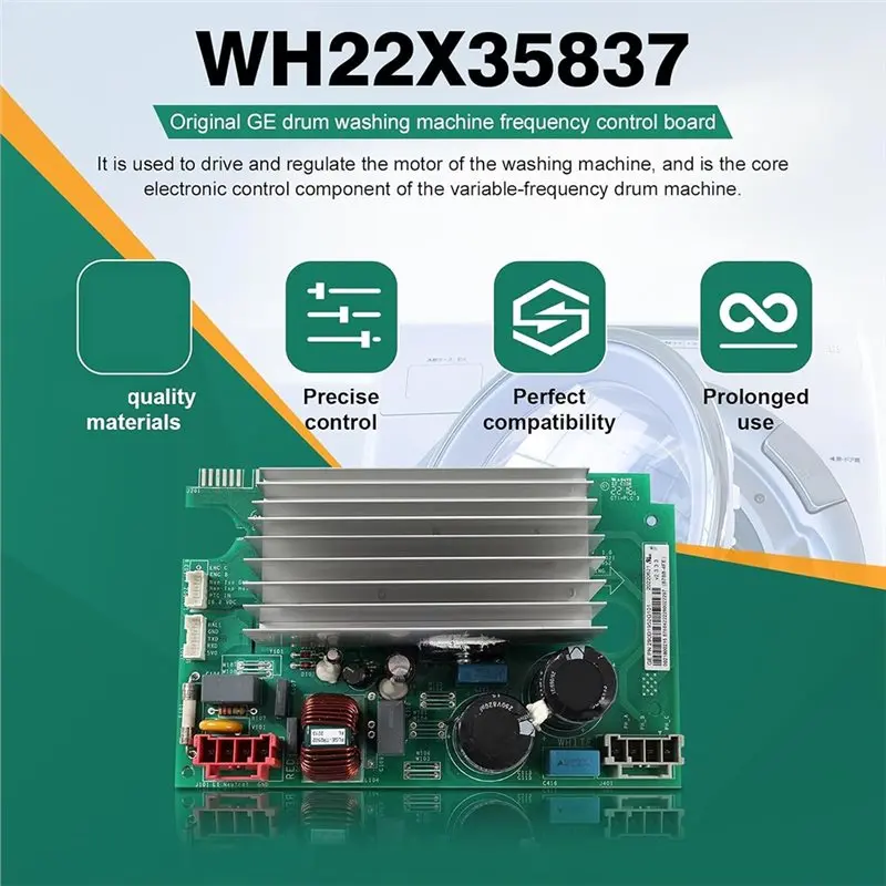 A27F-For GE Replacement Inverter Control Board WH22X35837 WH22X38837 WH22X29531 WH22X32059 WH22X32957-Energy Efficient Model