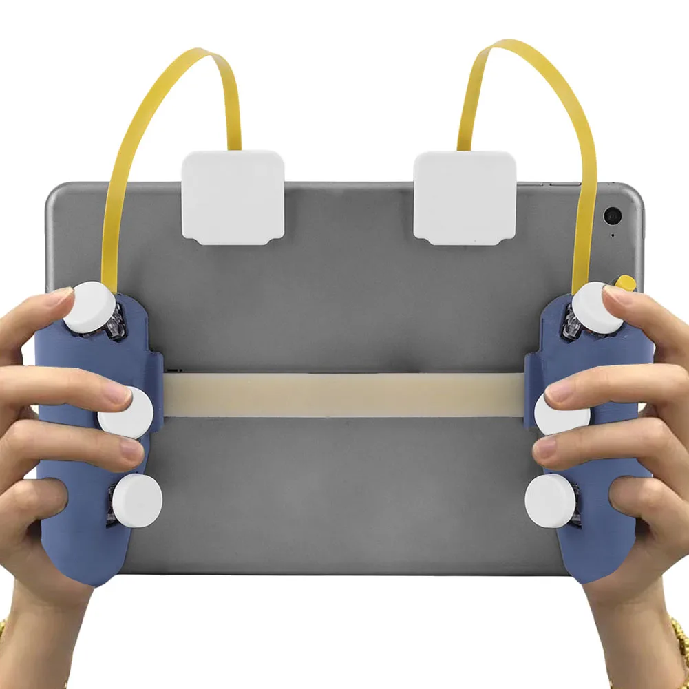 لتقوم بها بنفسك وحدة تحكم الحريق السريعة اللوحي مقبض اللعبة قبضة 6 أزرار نبض التصوير المستمر PUBG غمبد ل 7.9 "-13.4" iPad اللوحي #5