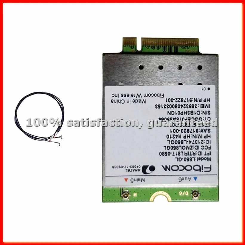 L850- LT4210 FDD-LTE TDD-LTE 4G Card 4G Module :917823-001/002 for 430 440 450 G5 Notebook-A13G