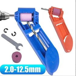 Drill Bit Sharpener Corundum Resisting Drill Polishing Grinder Wheel Tool Portable Corundum Grinding Wheel Tool for 2-12.5mm