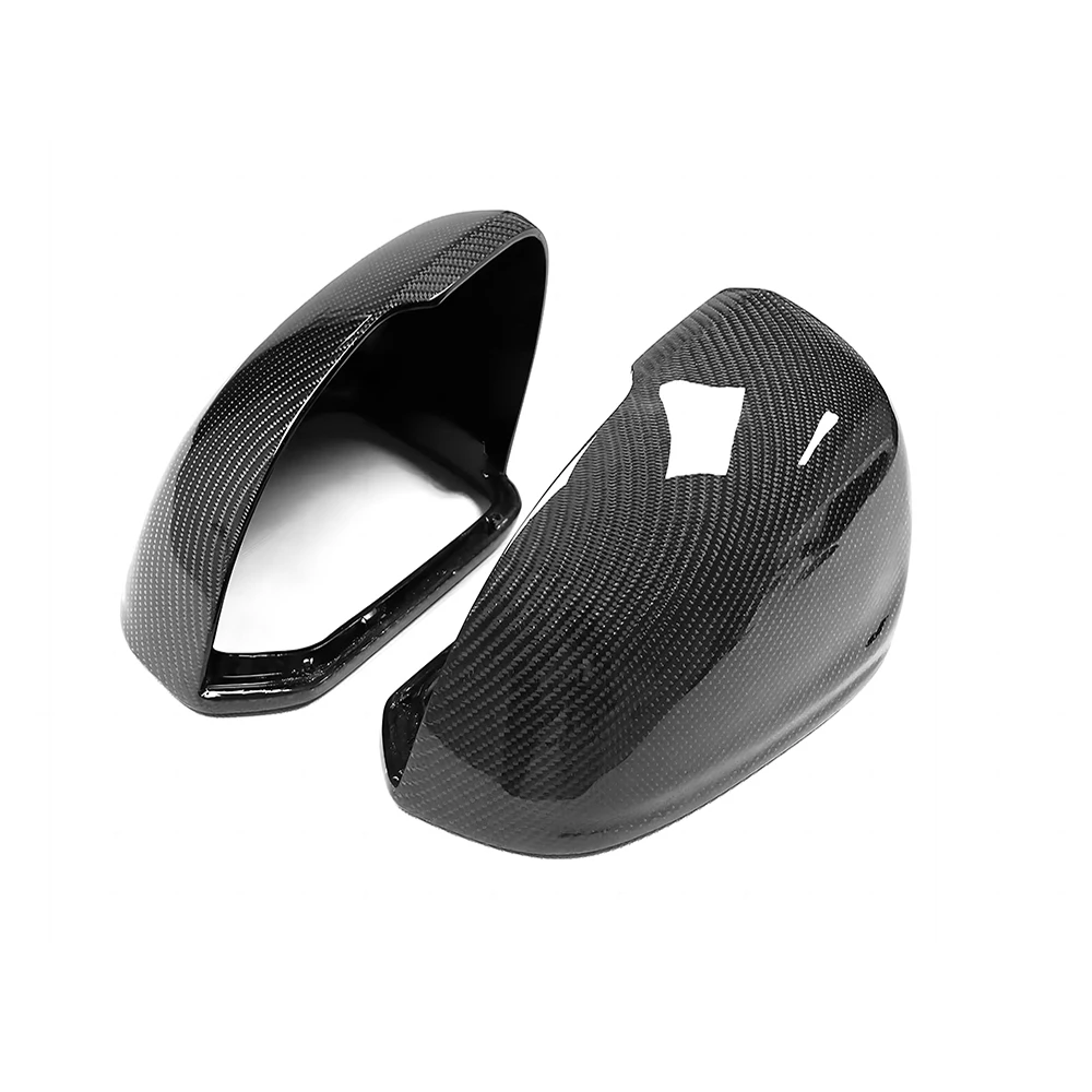 Replacement Rearview Side Mirror Covers Cap For Volvo S60 V60 C40 S90 OEM Style Carbon Fiber Casing Shell