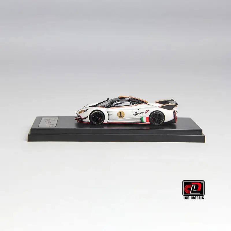 Modelo de coche a escala 1/64 fundido a presión LCD 1:64 Pagani Huayra, modelo de coche de aleación, vehículos de juego, juguetes para niños, caja Original