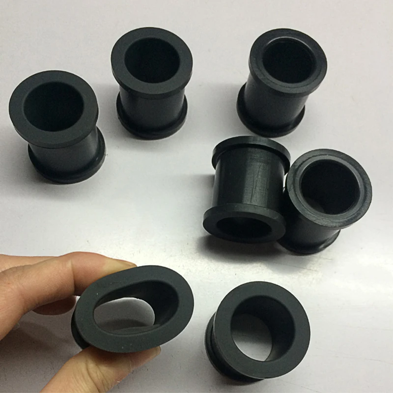 1-3PCS 30mm Black Hollow Silicone Rubber Snap-on Grommet Hole Plug Ring Gasket Wire Cable Wiring Protect Bush Seal Stopper