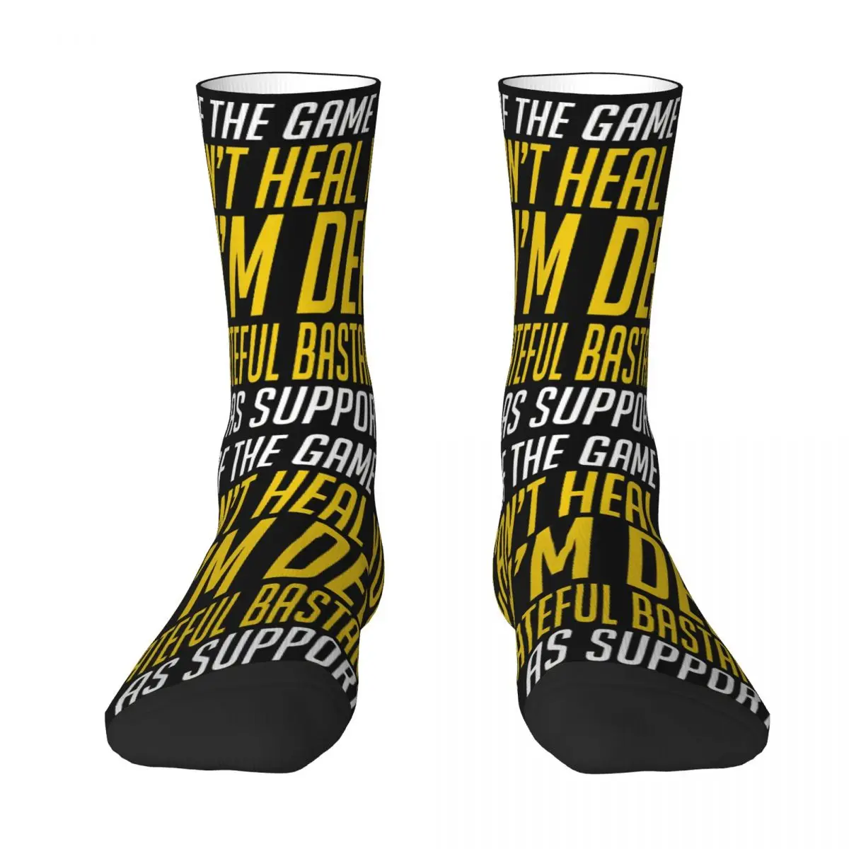 overwatch Play Of The Game - I Can't Heal You If I'm Dead Men Women Happy Socks Novelty Spring Summer Autumn Winter Stockings