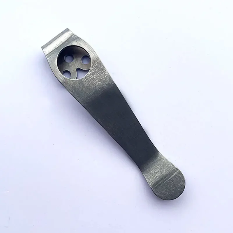 Clip de titanio para cuchillo de bolsillo, Clip de cintura para Spyderco Paramilitar 2 C81 para3 C223, cuchillo plegable, Clips traseros para lavado