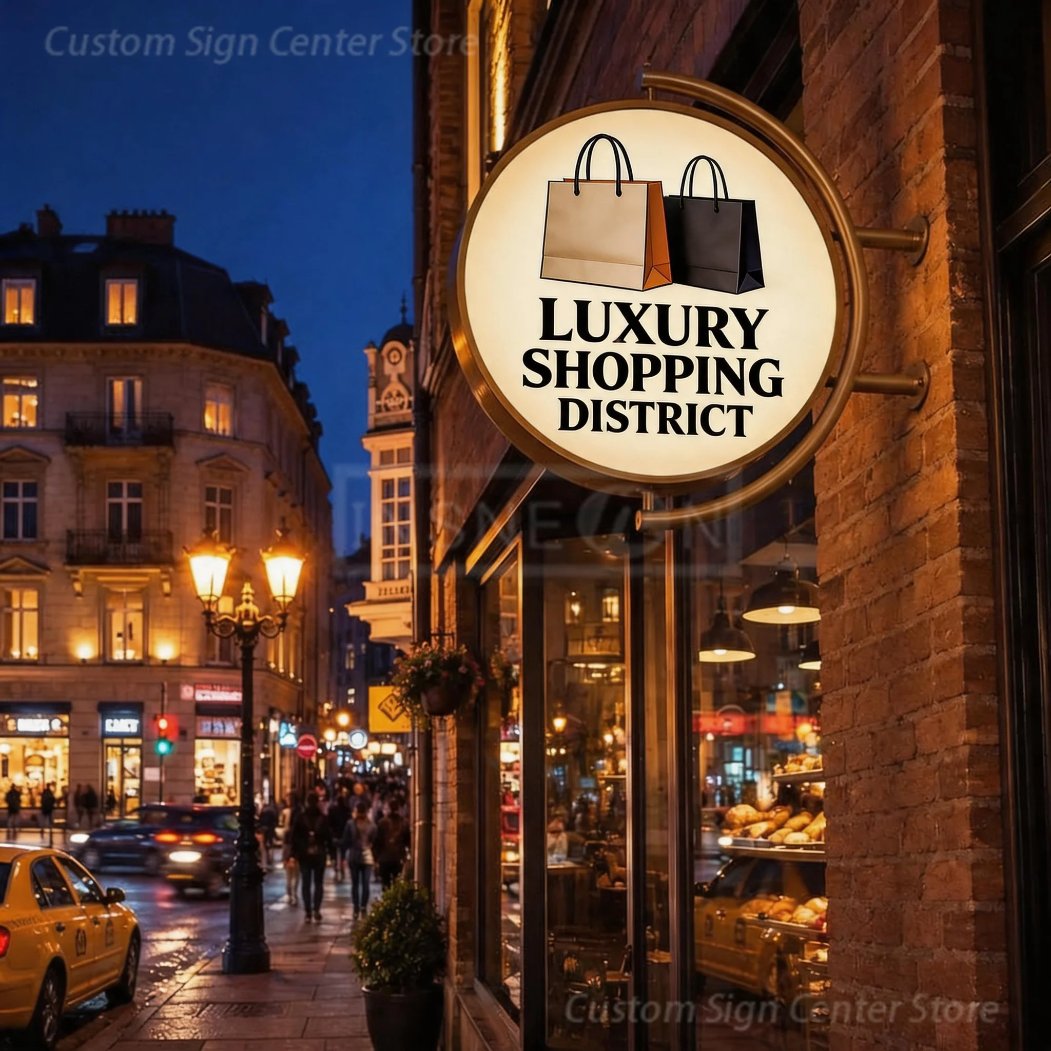 Custom Rotating LED Light Box Acrylic Neon Letters Luxury Shopping District Wall Personal Luminous Business Home view 4