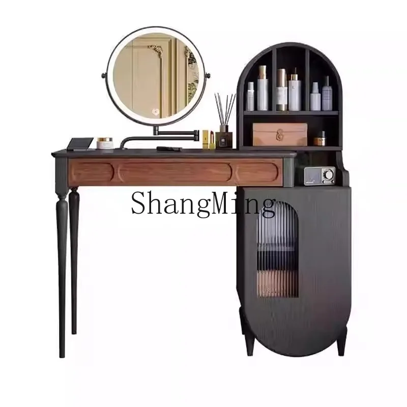 

FG retro light luxury dresser chest cabinet integrated small apartment bedroom bedside locker