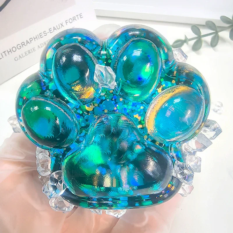 Spremere la zampa di gatto giocattoli carino morbido sollievo dall' abreact giocattoli relax appiccicoso decompressione pizzicare la zampa di gatto sollievo dallo stress giocattolo squishy regalo