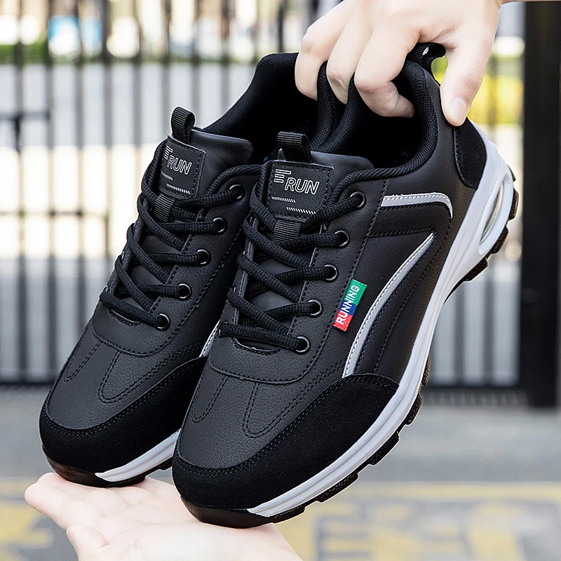 

Men's spring new casual versatile youth lightweight sports running shock-absorbing fly woven mesh breathable dad shoes