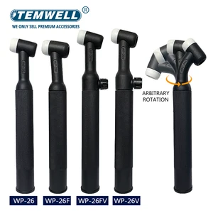 Argon Kaynak Meşale Kafası Gaz, Hava Soğutmalı, Otomatik Ark, Tungsten, Gövde ve WP26FV, WP26V, WP26F, WP26, TIG kaynak, Valf ve Esnek 12-en çok satan, meşale, tıg kaynağı, yüksek frekanslı №6