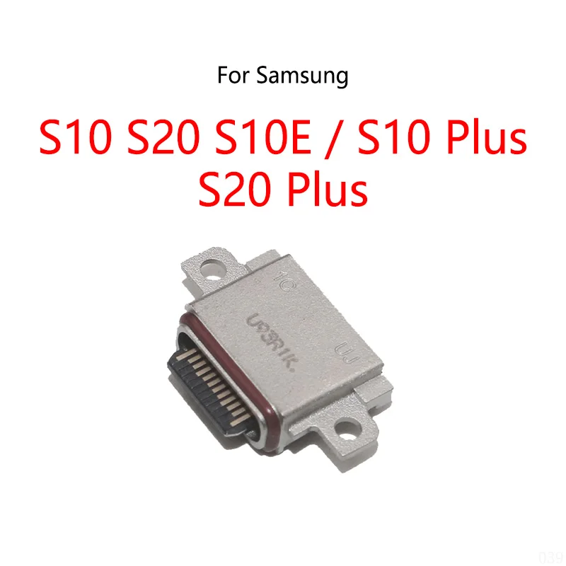 For Samsung Galaxy S10 G9700 / S10 Plus S10+ G9750 S10E Type-C USB Charging Dock Charge Socket Port Jack Plug Connector