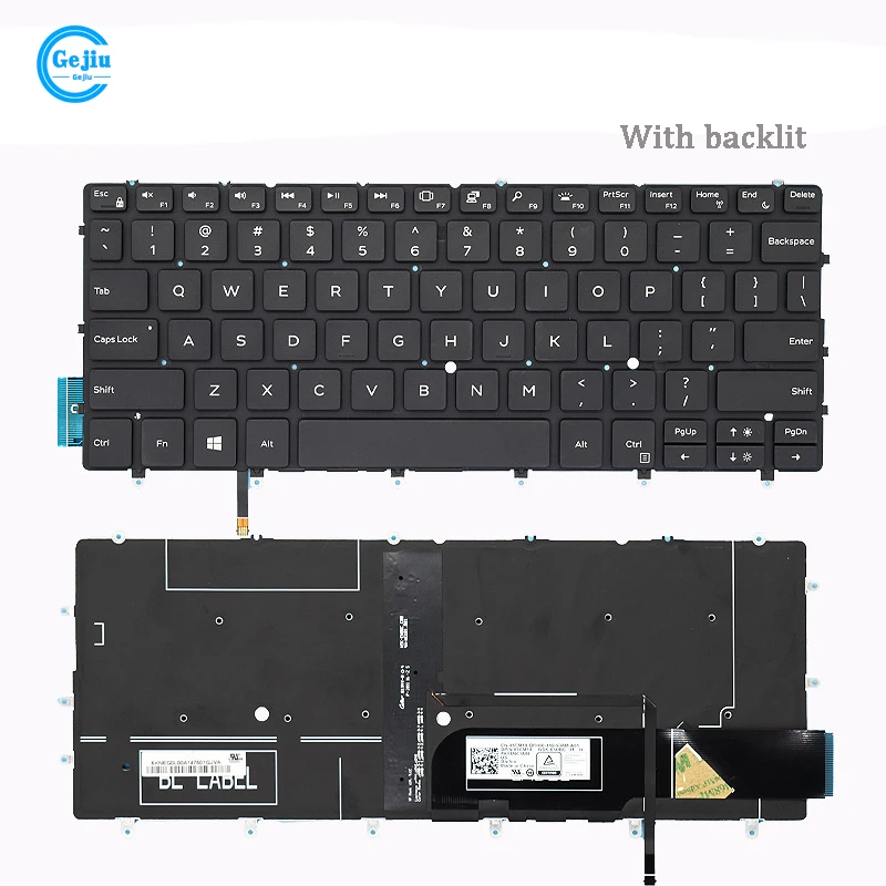 New Original Laptop Keyboard FOR DELL XPS 13 9305 9370 9380 9317