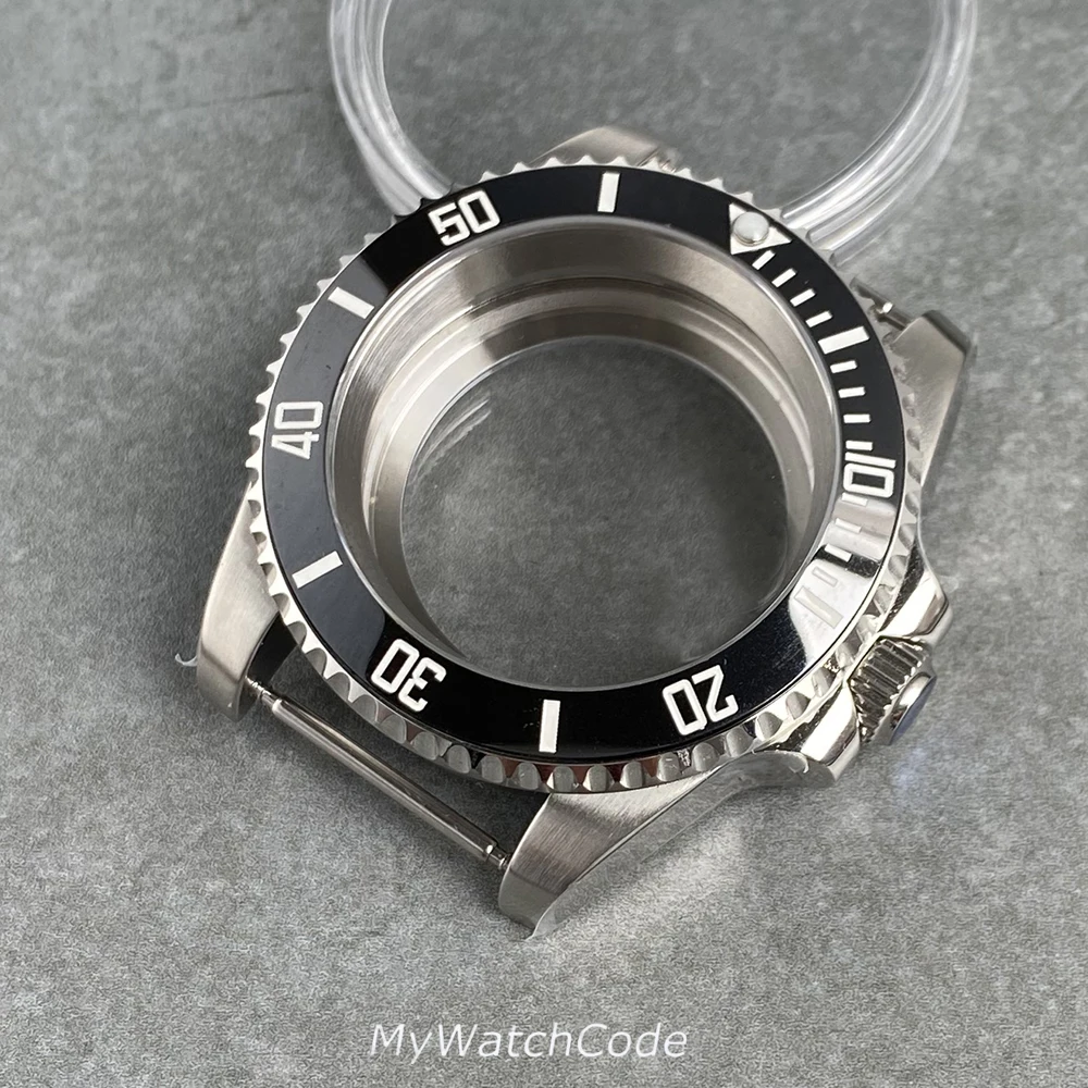 40mm Sub GMT Watch Case for NH34 NH35 NH36 NH37 NH38 NH39 NH70 NH72 Movement 120Click Bezel 200m Waterproof Resistant Steel image 2