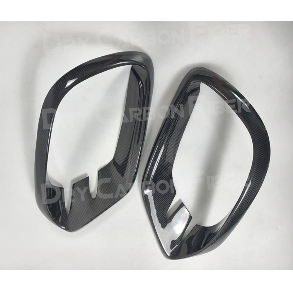 Dry Carbon Front Bumper Air Vent Trim Side Outlet Intake Frame For Benz GLS Class X167 GLS450 Sport 2020-2022 Tuning