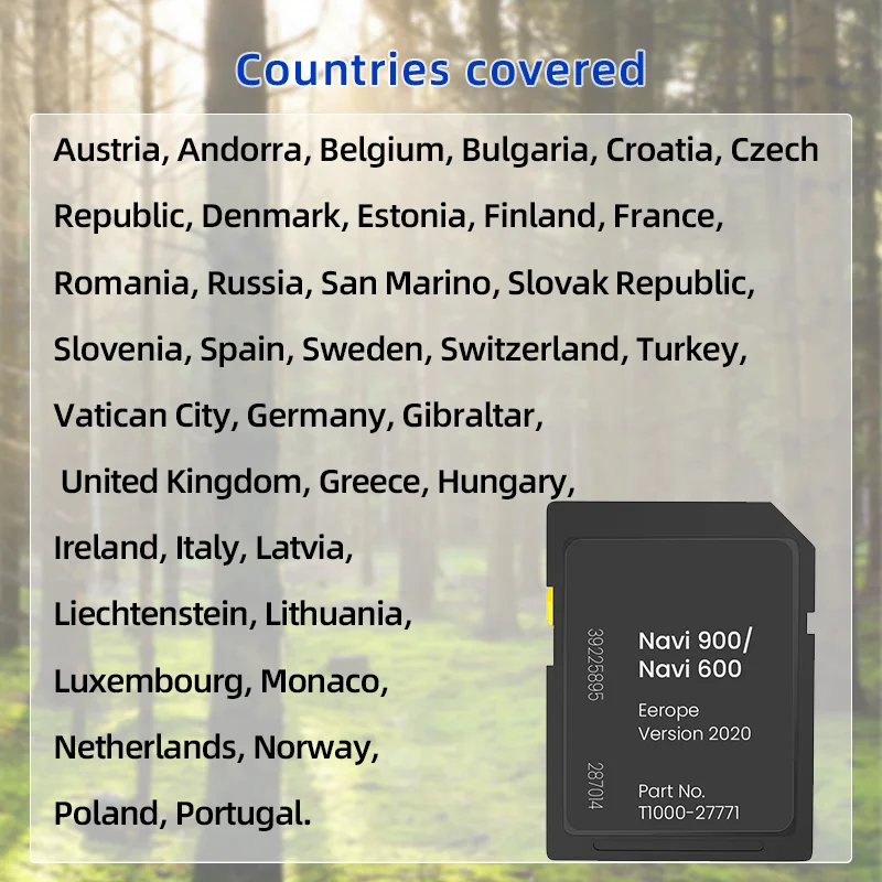 2023 NEW FOR Opel Chevrolet SD Card Navi 900/600 SD Card All Europe and UK Navigation Maps