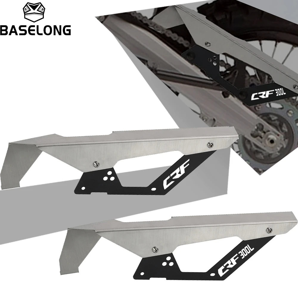 Fit For Honda CRF300L CRF 300 L Rally 2026-2027-2028 Motorcycle Rear Back Drive Chain Cover Guard Mud Panel Shield Protector