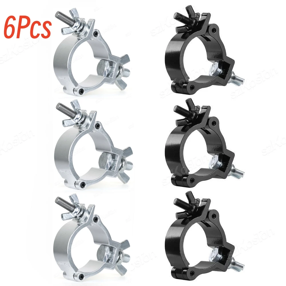 

6pcs/Lot Aluminum Alloy Stage Lights Truss Clamp DJ Lights Heavy Duty Clamps Hooks For LED Par Moving Head Beam Spot Clamps