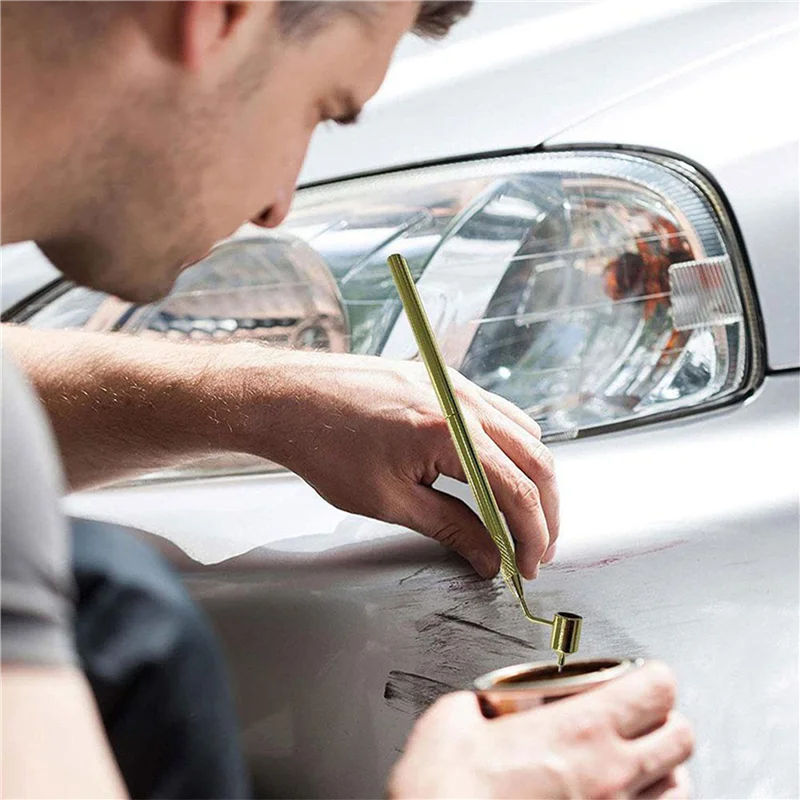 

GTBL 2X жидкая ручка с тонкой линией, ручка для нанесения краски, прецизионный маркер под углом для Rock Scratch, ремонт автомобильных царапин, 0,3 мм