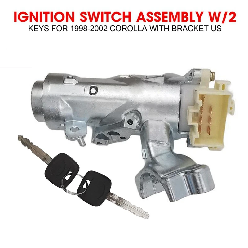 Ignition Switch Assy 45020-12-11 For 1998-2002 Toyota Collora Ignition Switch Lock Cylinder Ignition Lock Cylinder Set