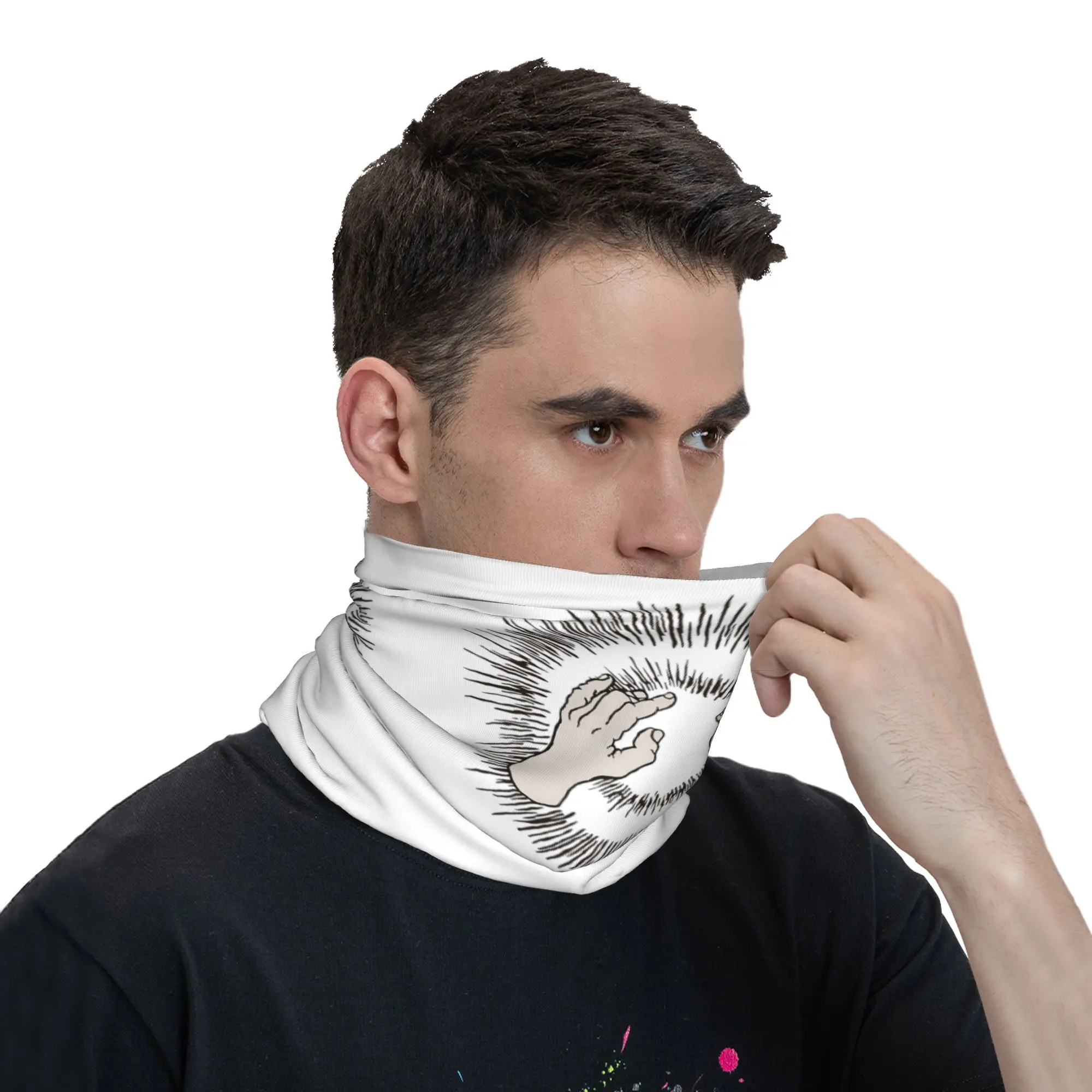 Godspeed You Black Emperor Lift je magere vuisten Bandana Neck Gaiter Gedrukt Wrap Sjaal Multifunctionele hoofdband Fietsen Unisex