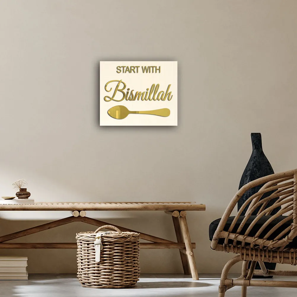 Wooden Hanging Sign Farmhouse Wall Decor, Minimalist Reusable Self-Adhesive Door Plaque for Home Front Door