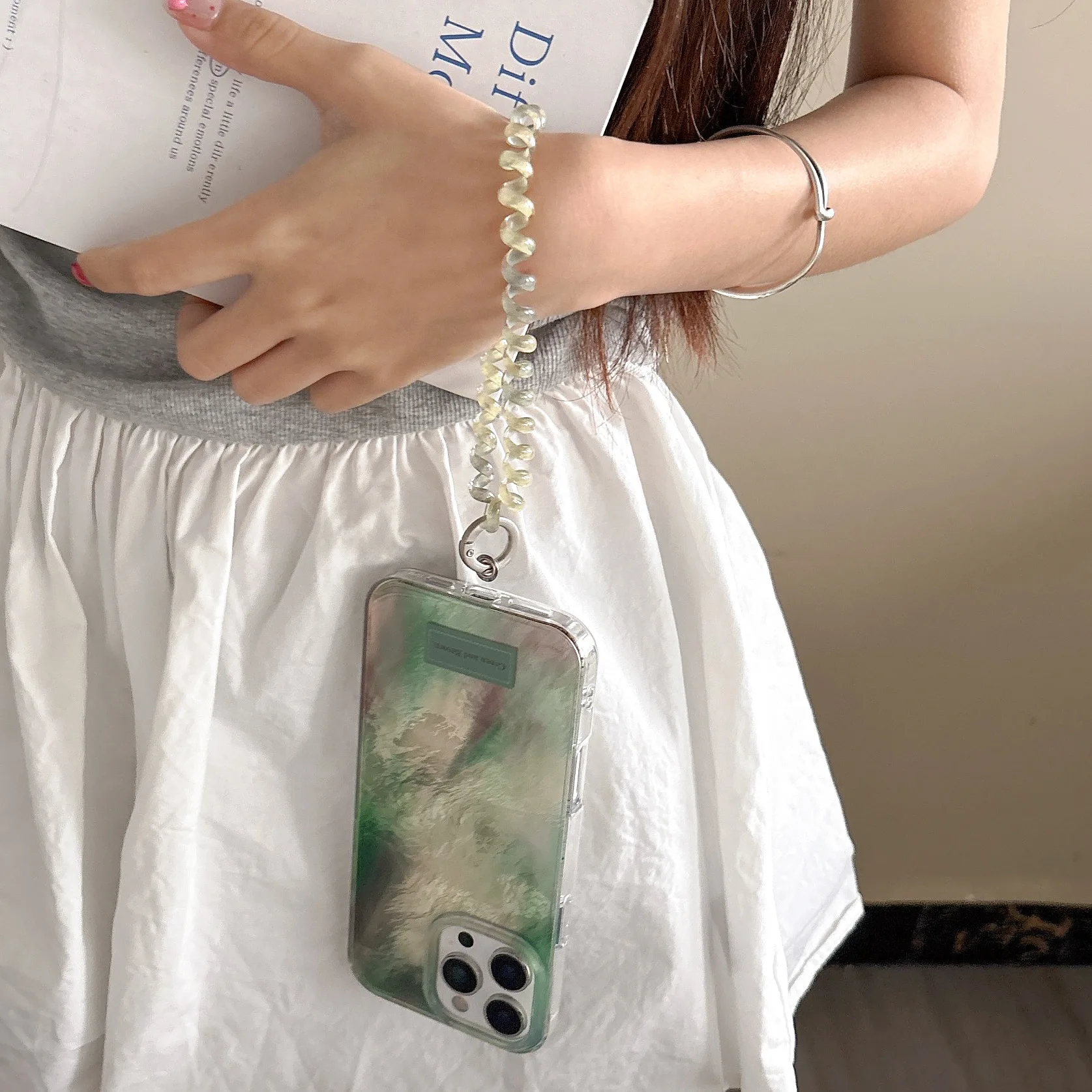 الزمرد أورورا الليزر تصفيح التدرج الفن جراب هاتف آيفون 16 15 14 13 برو ماكس حافظة لطيف فاخر الكرتون غطاء مقاوم للصدمات