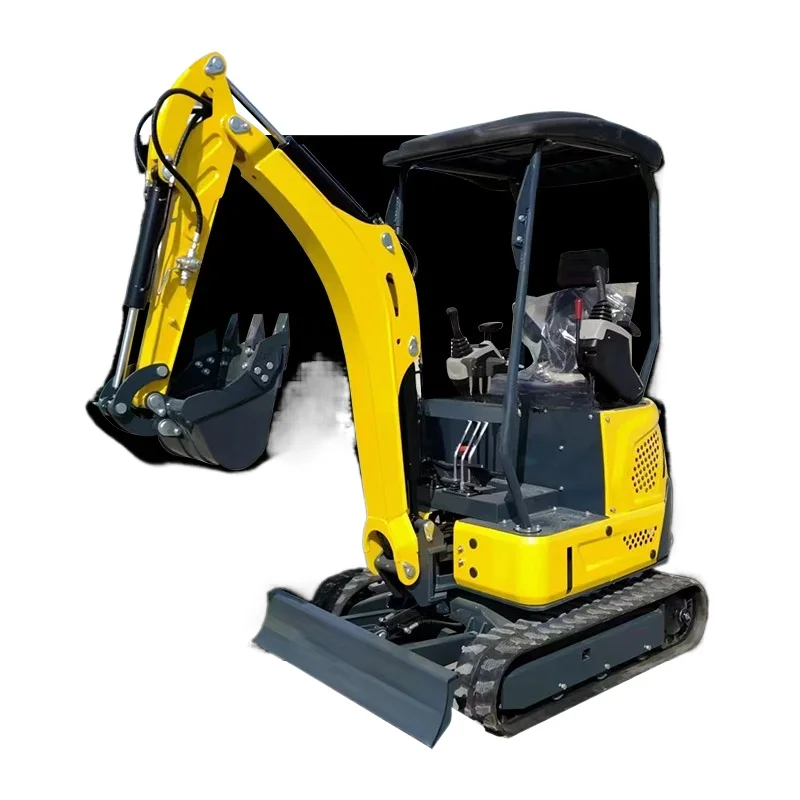 Cheap Mini Crawler Excavator for Orchard 1 Ton - High Performance Bosch Rexroth System High Load Torque Farm Cost-effective