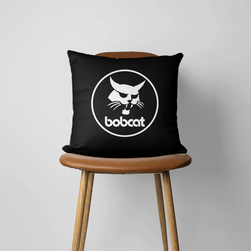 Bobcat Heavy Equipment Cushion Cover for Sofa Pillow Case Cover Seat Car Throw Pillowcase 45X45cm For Home Decorative 16