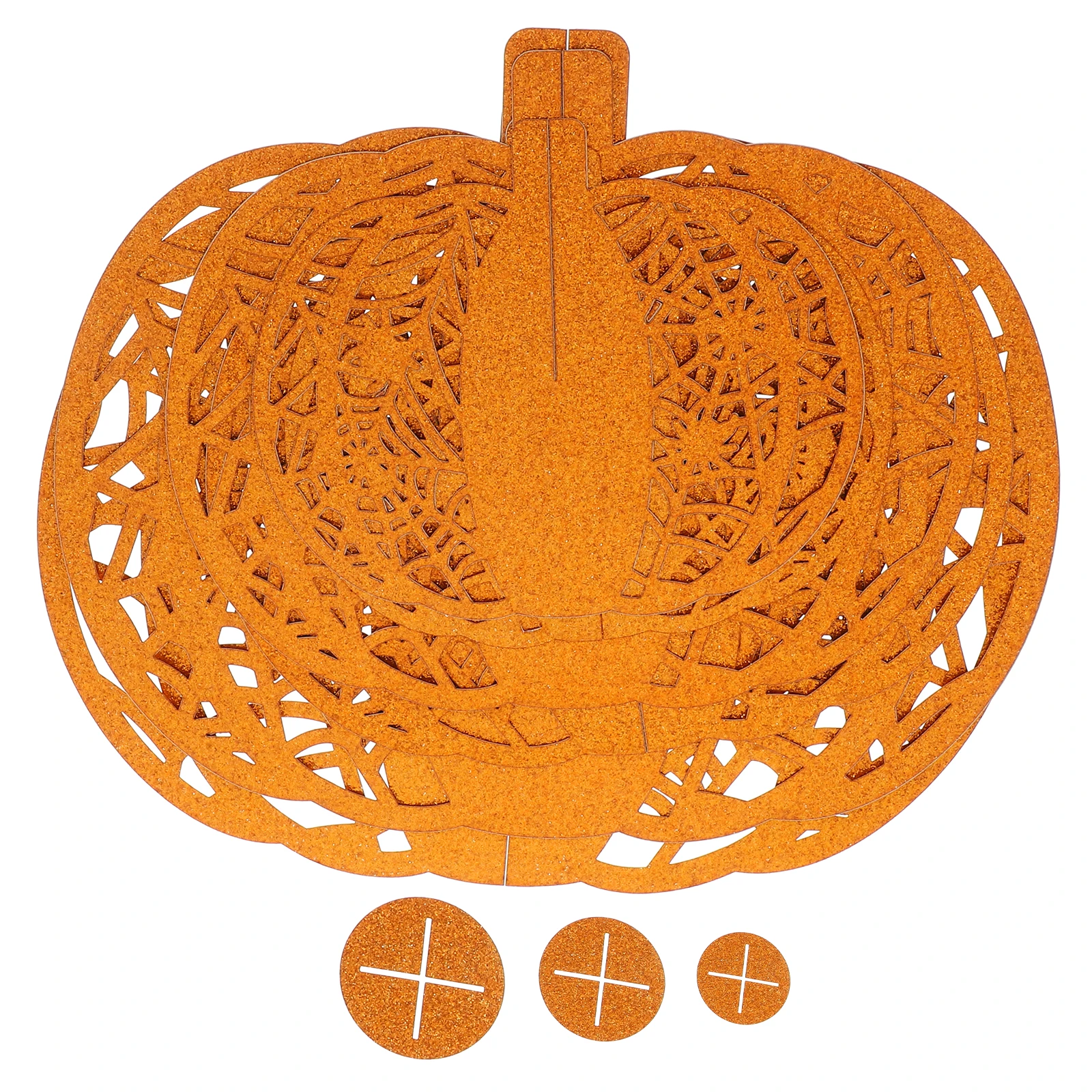 

3 Pcs Pumpkin Ornaments Adornment Artificial Pumpkins Decor Paper Fall Decorative Decoration Autumn Decorations