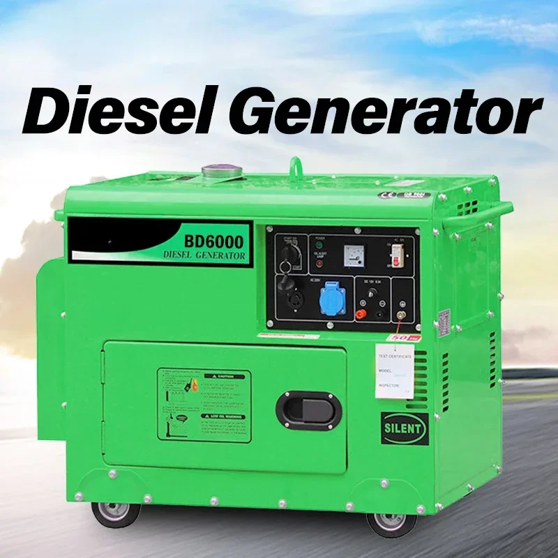 for BD-6500 220V 230V Diesel Inverter Generator 6KW 50Hz Silent Diesel Generator