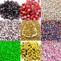 30pcs Disney Marvel Hero Beads 9mm Cute Cartoon Anime Clay Beads for Jewelry Making Spiderman Diy Bracelet Necklace Accessories