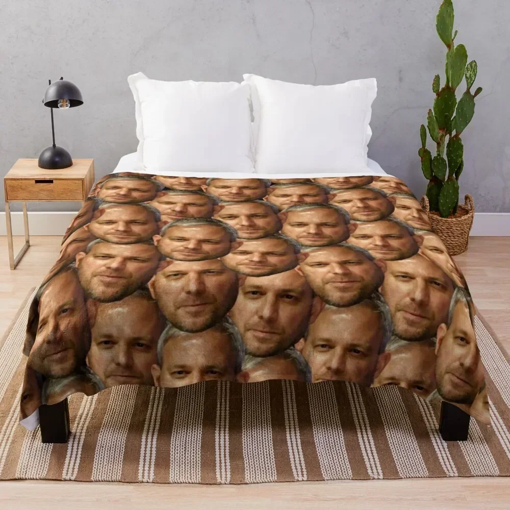 

brett sutton heads Throw Blanket Multi Use Warm Blanket for Living Room Bedroom